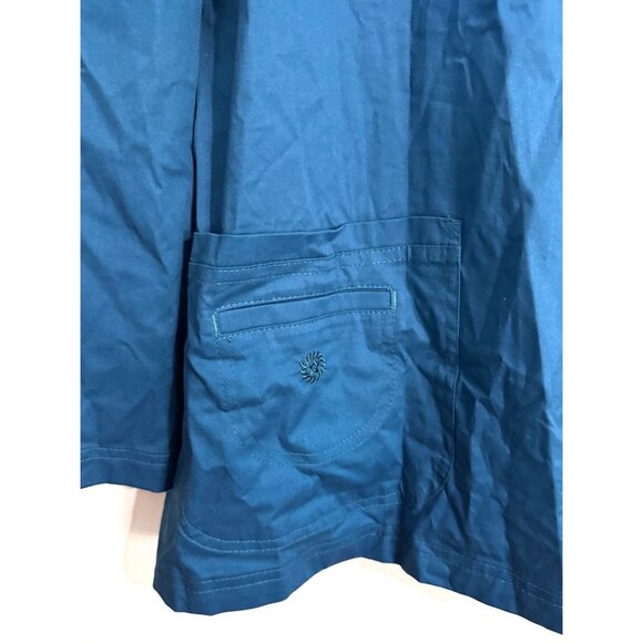 Bring It On Womens Teal Blue Button-Front Jacket 3X Cotton Blend Made In Mexico - Picture 7 of 10